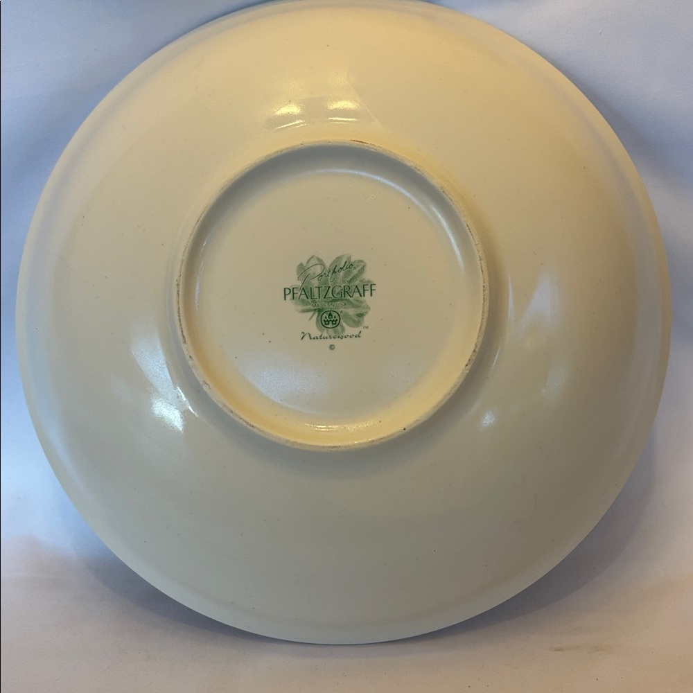 VINTAGE!PORFOLIO BY PFALTZGRAFF NATUREWOOD PASTA CHIPS SERVING DISPLAY DISH TRAY - Picture 3 of 7